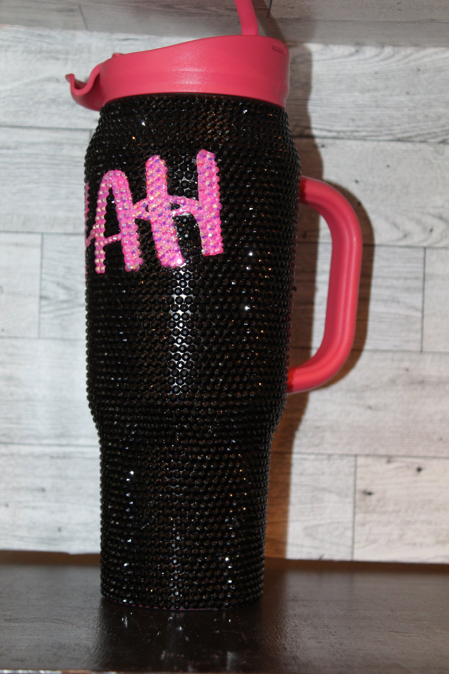 Custom Name Rhinestone Cup